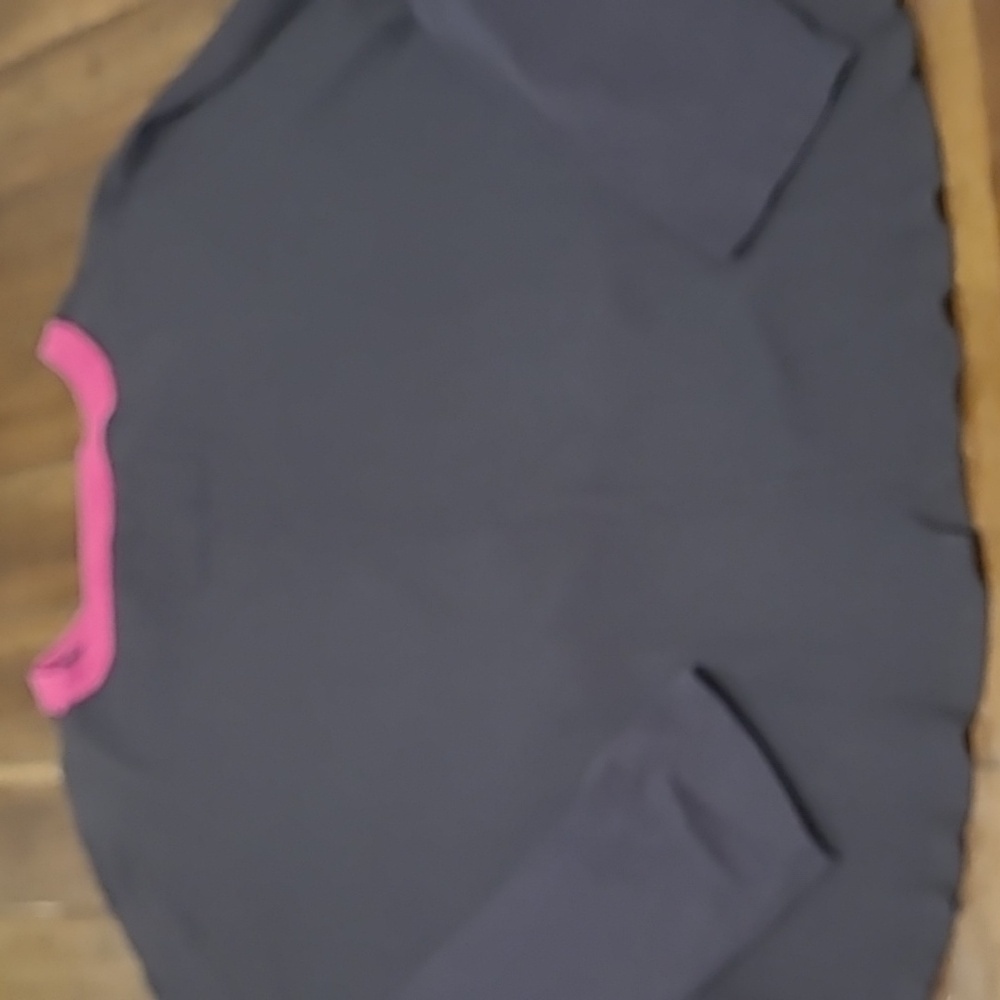 Mac and Me gray long sleeve waffle top - Picture 5 of 5